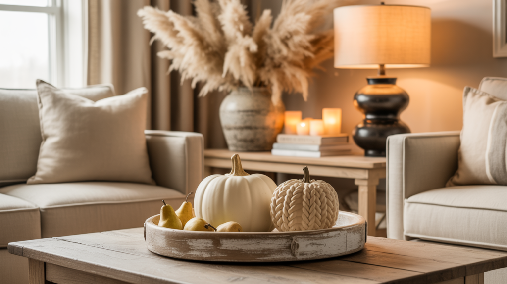 Warm and Neutral Fall Home Decor Ideas
